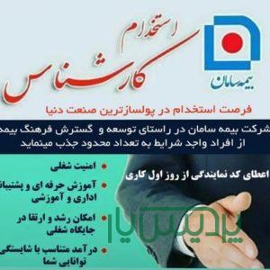 استخدام با کد نمایندگی