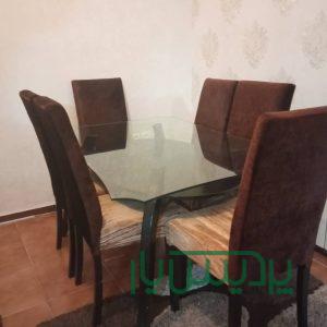 میز نهار خوری ۶ نفره در حد نو