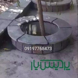 اجرای سنگ لاشه نصب سنگ لاشه سنگ ورقه ای