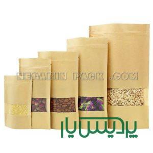 پاکت ایستاده پنجره دار