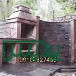 قیمت فروش سنگ لاشه اجرای سنگ ورقه ای جلالی 09104327465