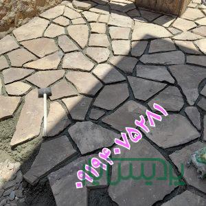 اجرای سنگ مالون اجرای سنگ لاشه
