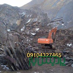 نصب سنگ لاشه فروش سنگ ورقه ای
