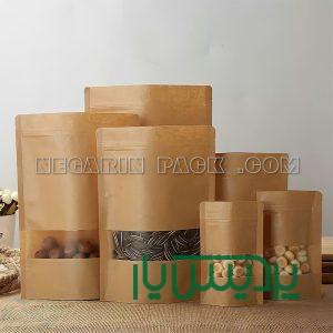 پاکت های ایستاده زیپ دار