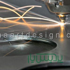 برش لیزری با دستگاه برش CNC